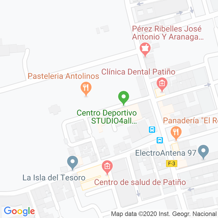 Código Postal calle Aire (Patiño) en Murcia
