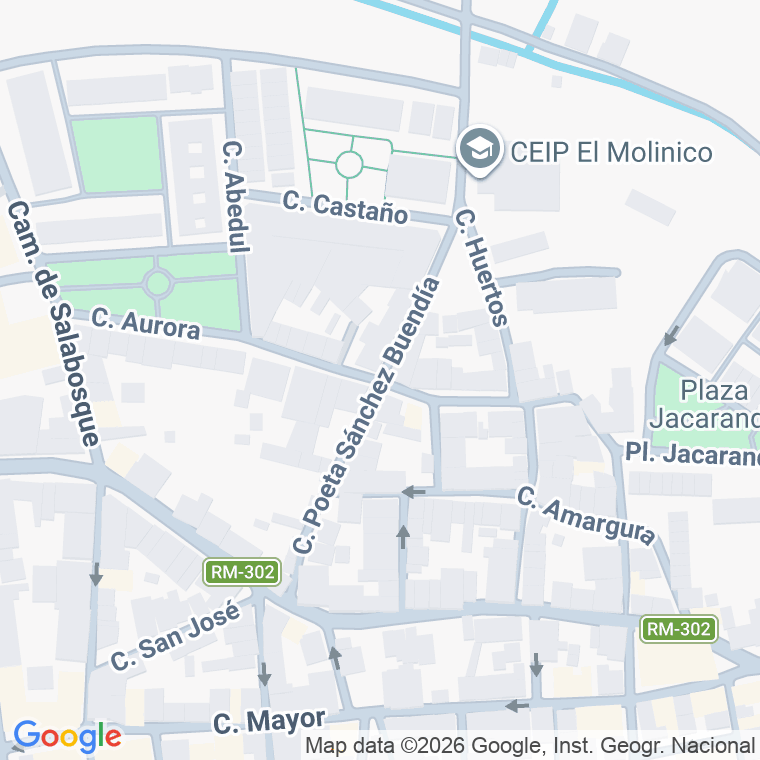 Código postal de Calle Poeta Sanchez Buendia en Alberca de las Torres