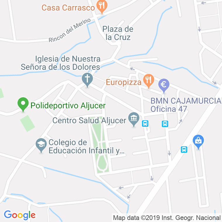 Código Postal de Aljucer en Murcia