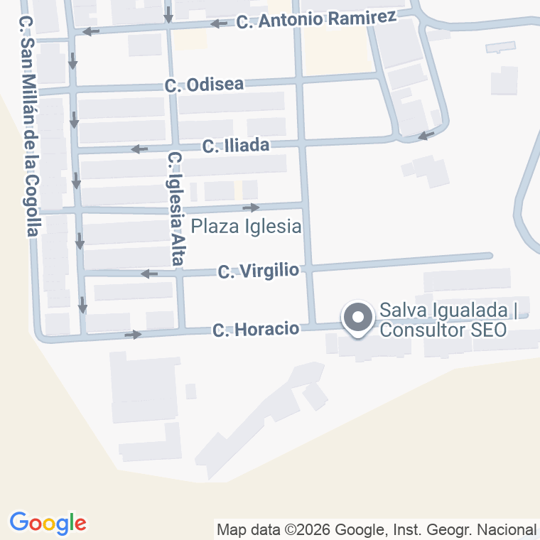 Código postal de Calle Virgilio en San Jose de la Montaña