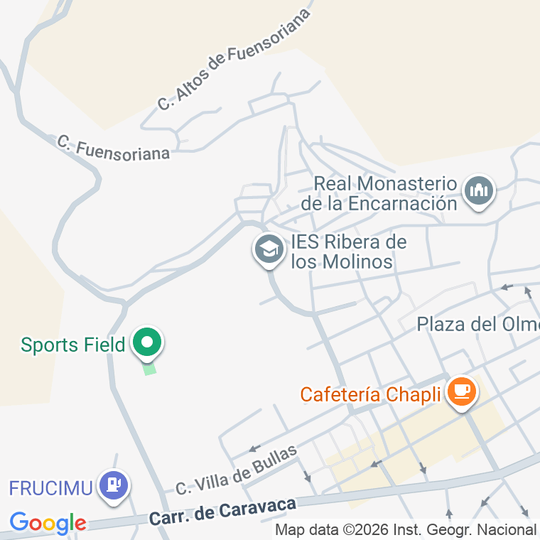 Código postal de Calle Molino Pintado en Mula