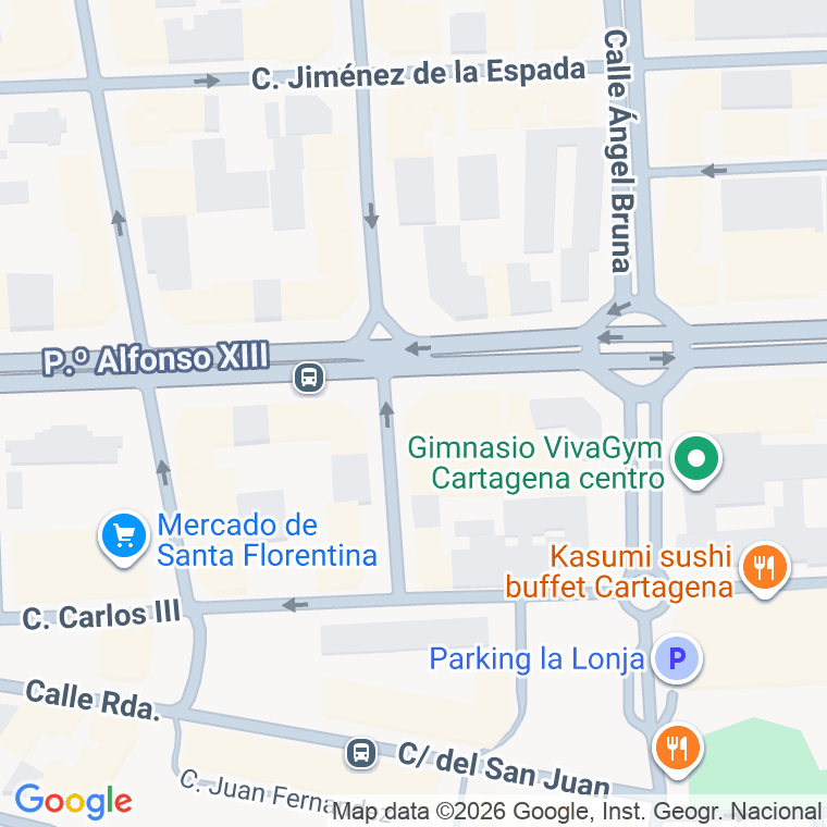 Código postal de Alfonso Xii, Paseo en Cartagena