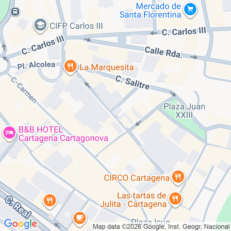 Código postal de Bretau, Callejon en Cartagena