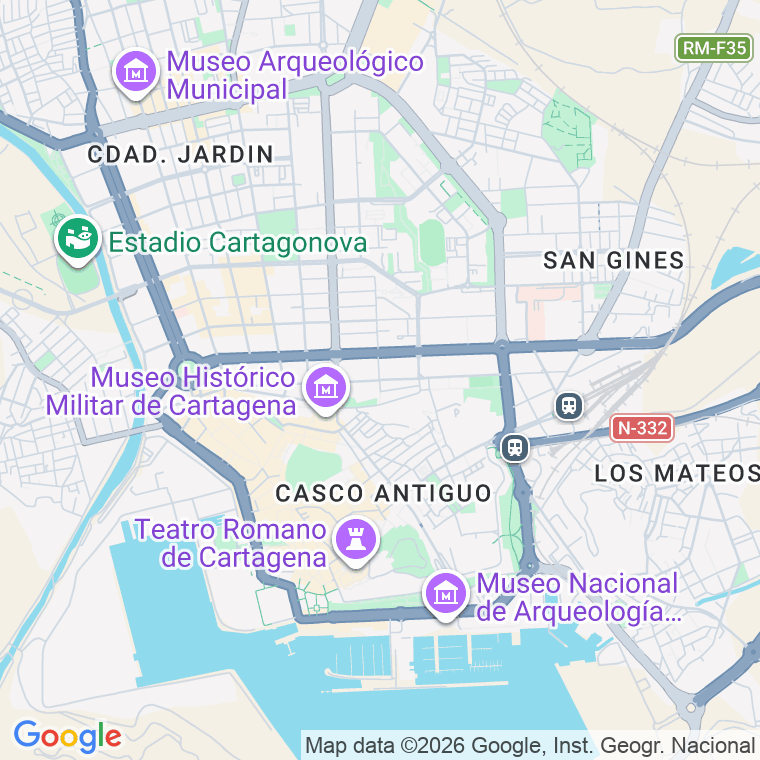 Código postal de Carlos Iii   (impares del 1 al 43)  (pares del 2 al 28) en Cartagena