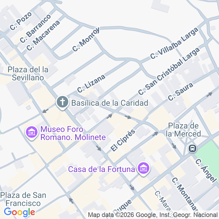 Código postal de Beatas en Cartagena
