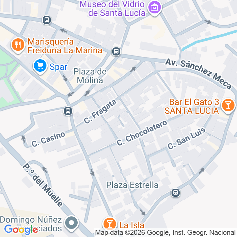 Código postal de Calle Patio Piyayo en Santa Lucia