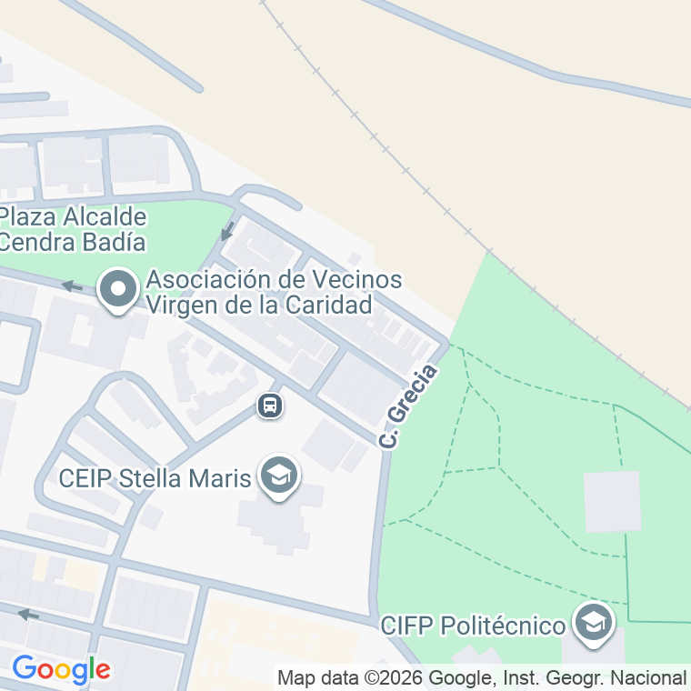 Código postal de Calle Alcalde Cirilo Molina en Barriada Virgen Caridad