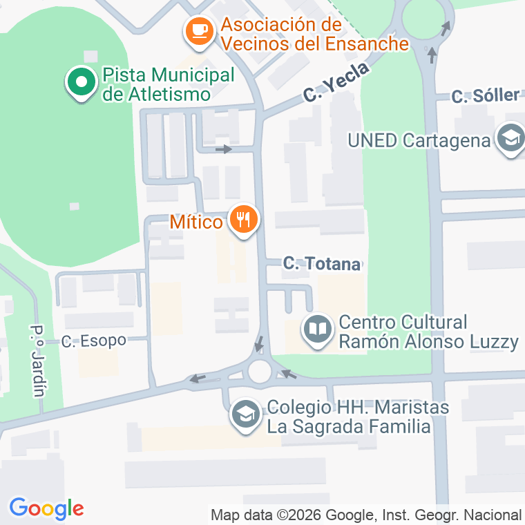 Código postal de Totana en Cartagena
