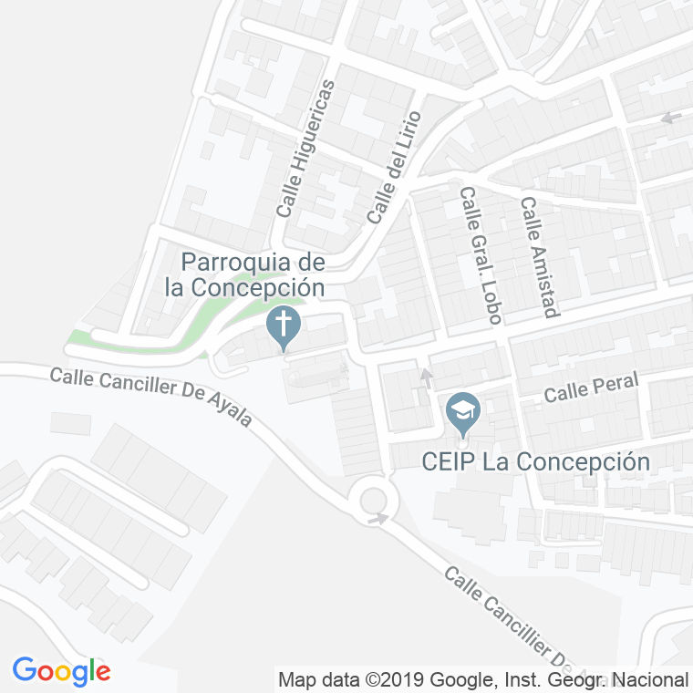 Código Postal calle Atrio De La Iglesia en Cartagena