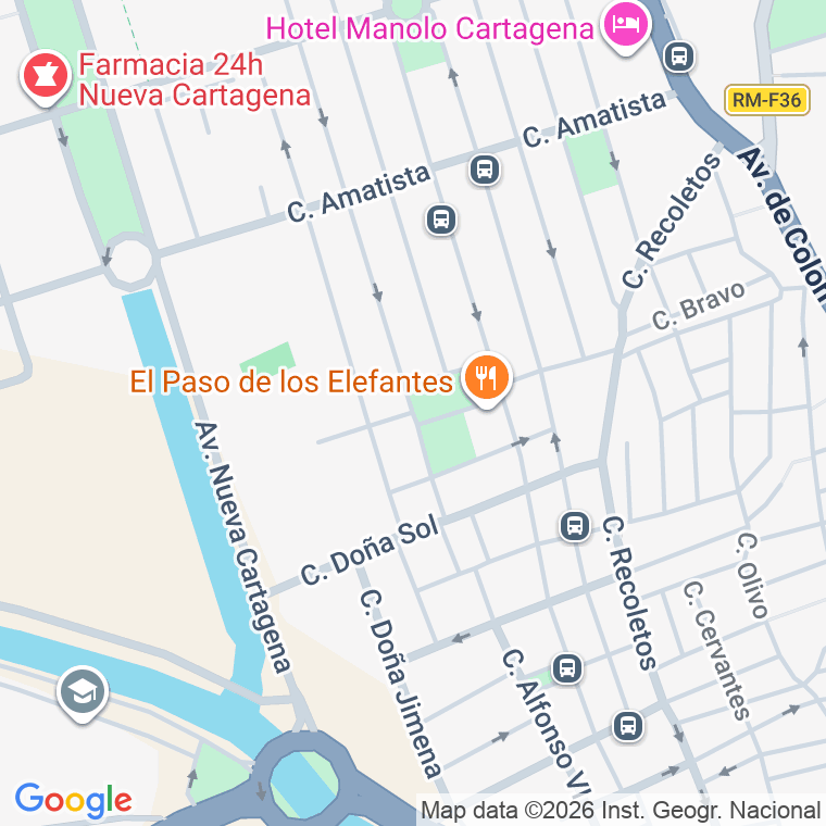 Código postal de Calle Doña Urraca en Urbanizacion Mediterraneo