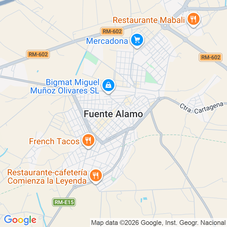 Código postal de Calle Comunidad Valenciana en Fuente Alamo