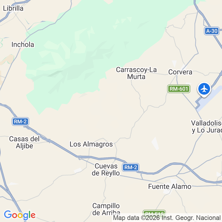 Código postal de Gorge, lo en Murcia
