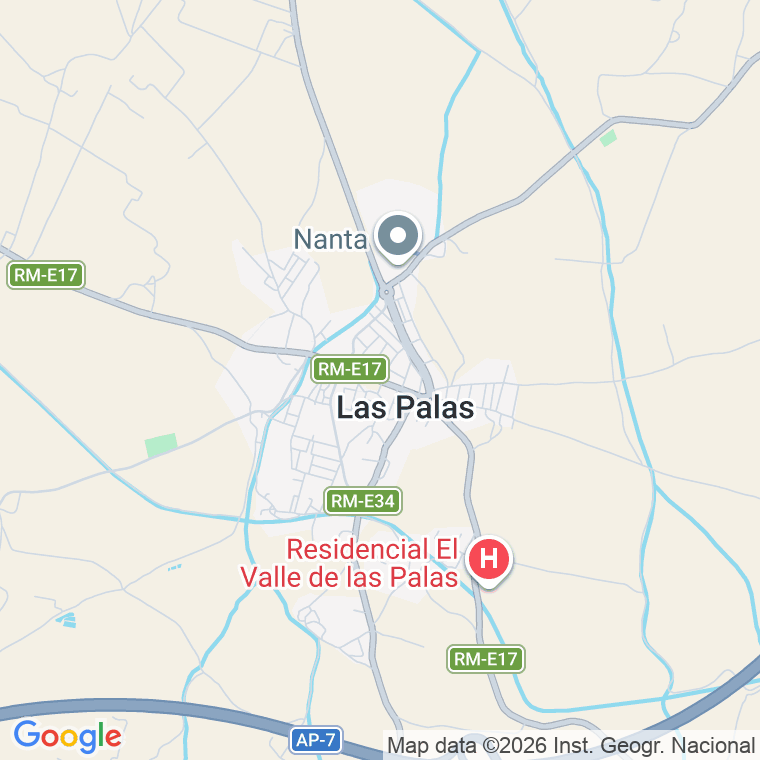 Código postal de Martinez, los (las Palas) en Murcia