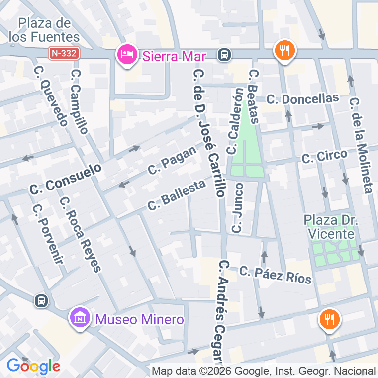 Código postal de Calle Ballesta en Union (la)