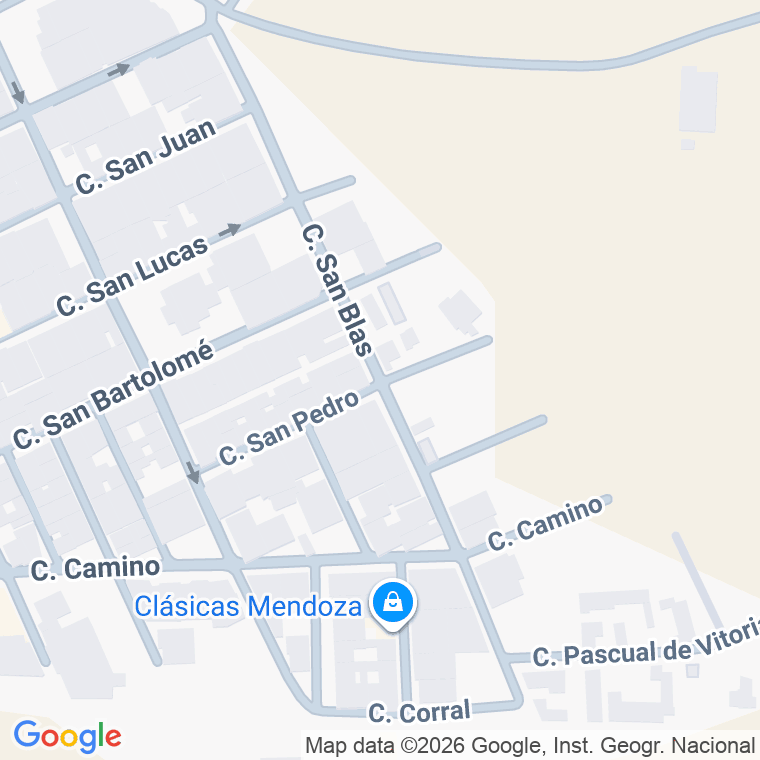 Código postal de Calle San Blas en Aljorra (la)
