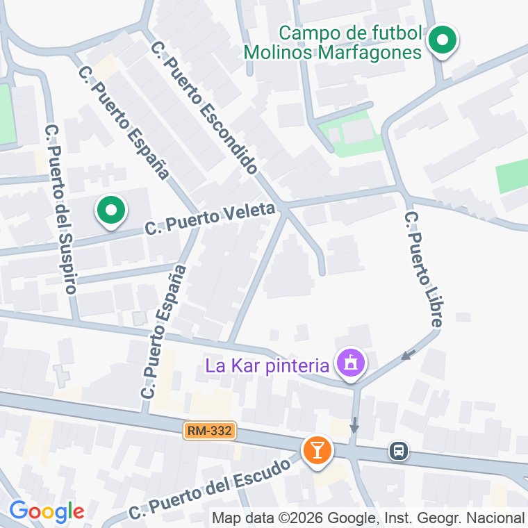 Código postal de Calle Puerto del Leon en Molinos Marfagones