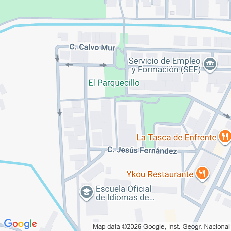 Código postal de Calle Padre Cuenca en Caravaca de la Cruz