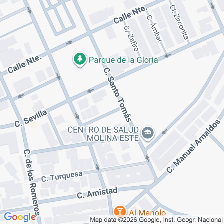 Código postal de Calle Amatista en Molina de Segura