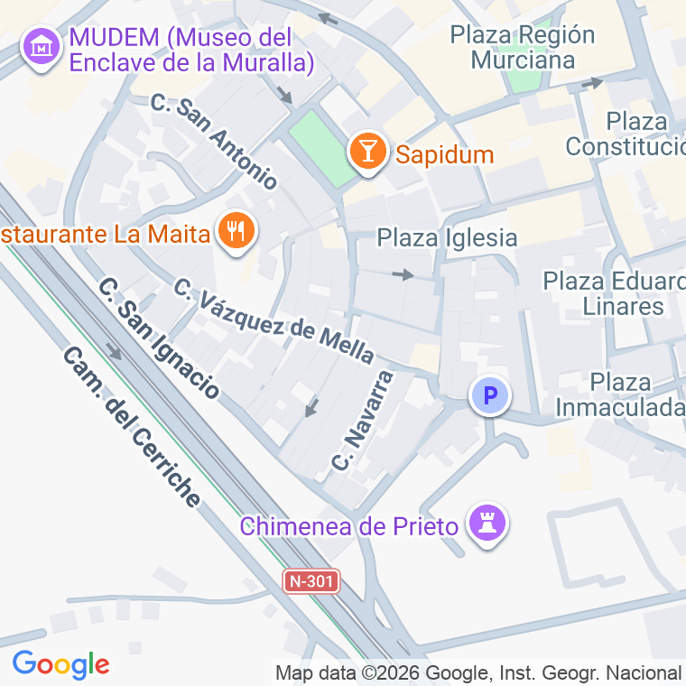 Código postal de Calle Cid Campeador en Molina de Segura