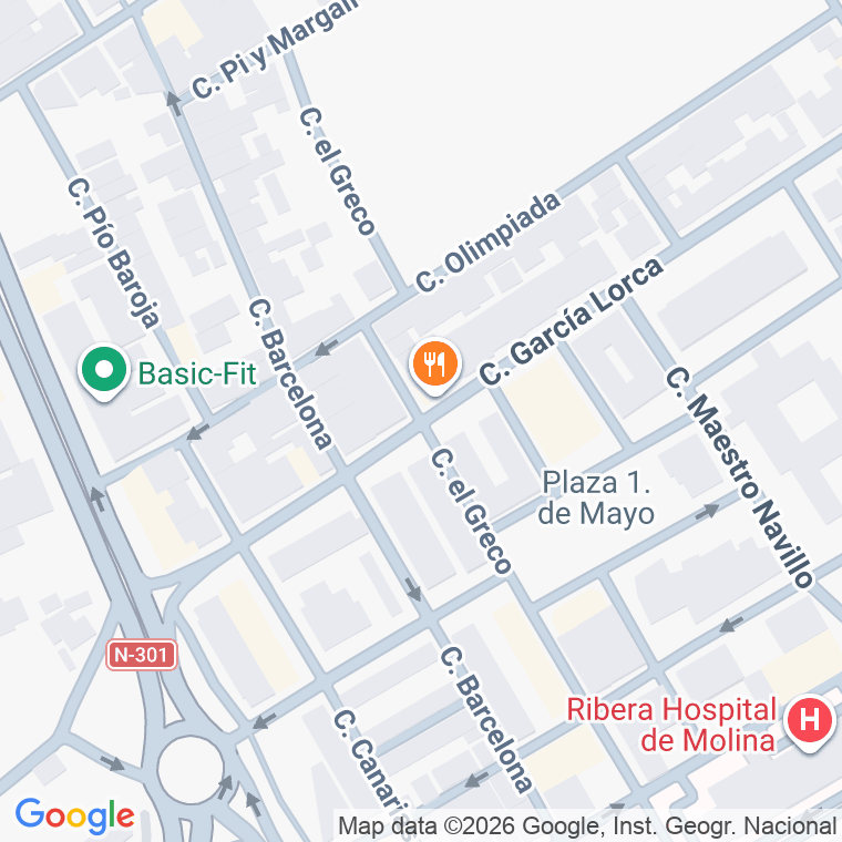 Código postal de Calle Greco (el) en Molina de Segura