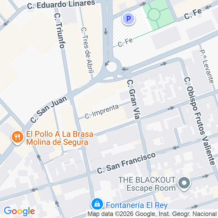Código postal de Calle Imprenta en Molina de Segura