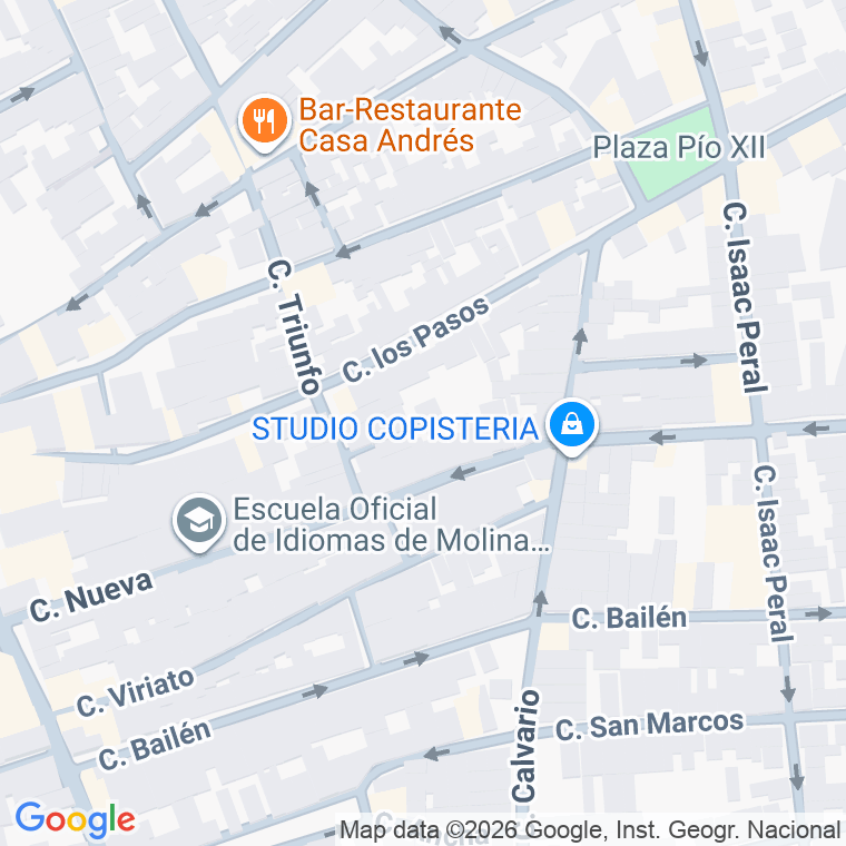 Código postal de Calle Jose Selgas en Molina de Segura