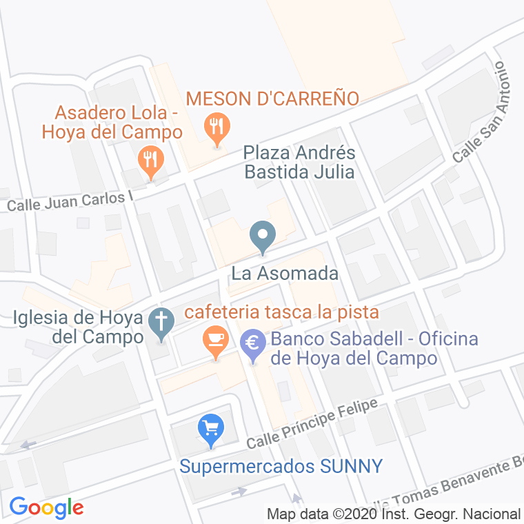 Código Postal de Asomada, La (Abaran) en Murcia