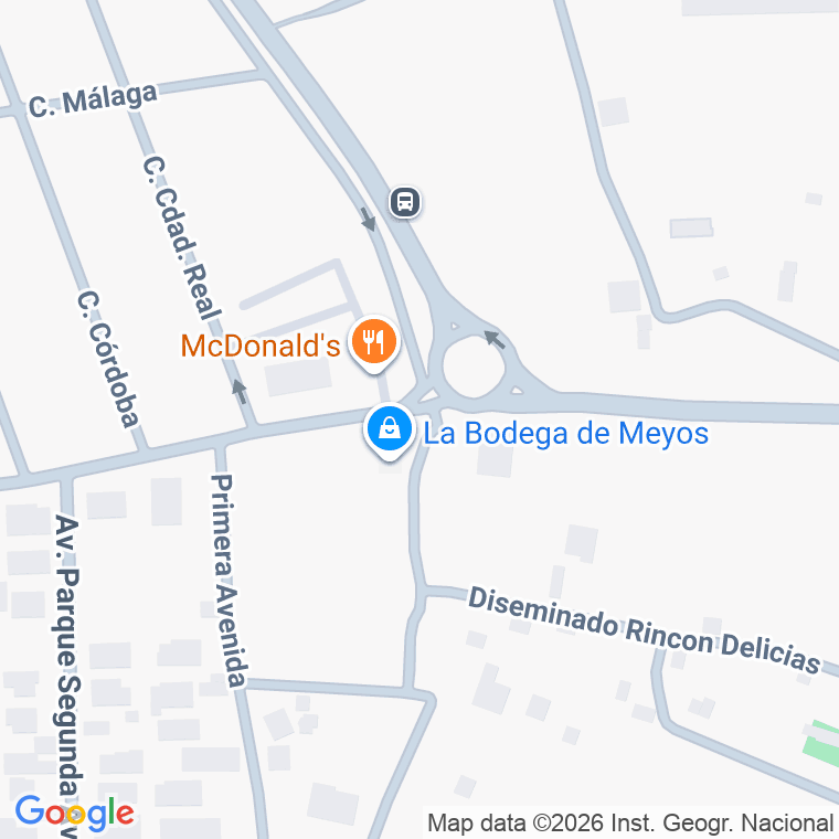 Código postal de Parque las Palmeras en Murcia