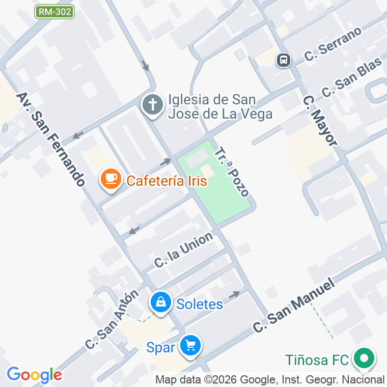 Código postal de Calle Alfredo los Pinas en San Jose de la Vega