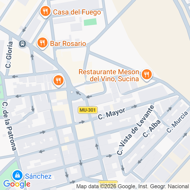 Código postal de Calle Telesforo Martinez en Sucina