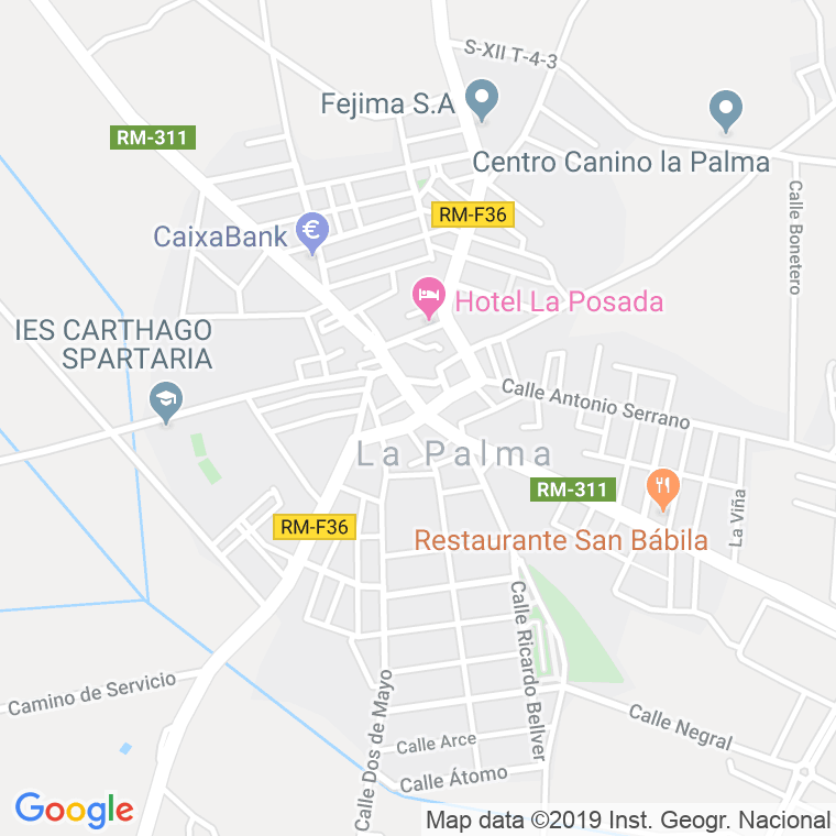 Código Postal de Marines, Los (Palma, La) en Murcia