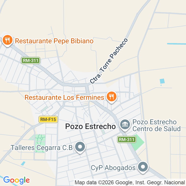 Código postal de Calle Fernando de Magallanes en Pozo Estrecho