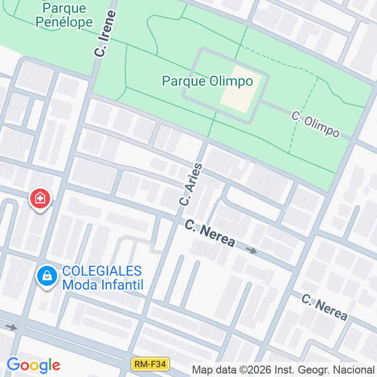 Código postal de Calle Aries en Narejos (los)