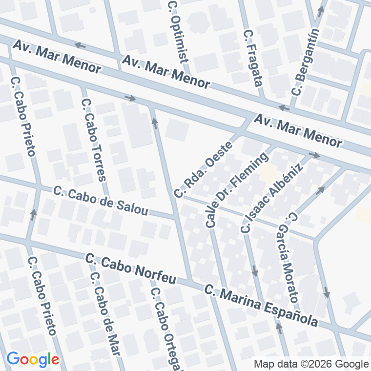 Código postal de Calle Ronda Oeste en Santiago de la Ribera