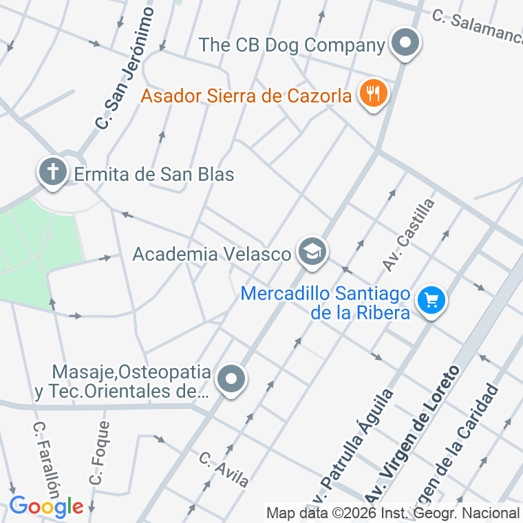 Código postal de Calle Tucuman en Santiago de la Ribera