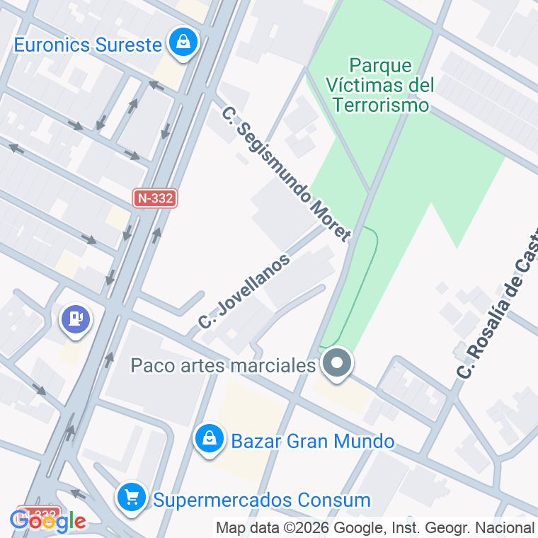 Código postal de Calle Jovellanos en Esperanzas (las)