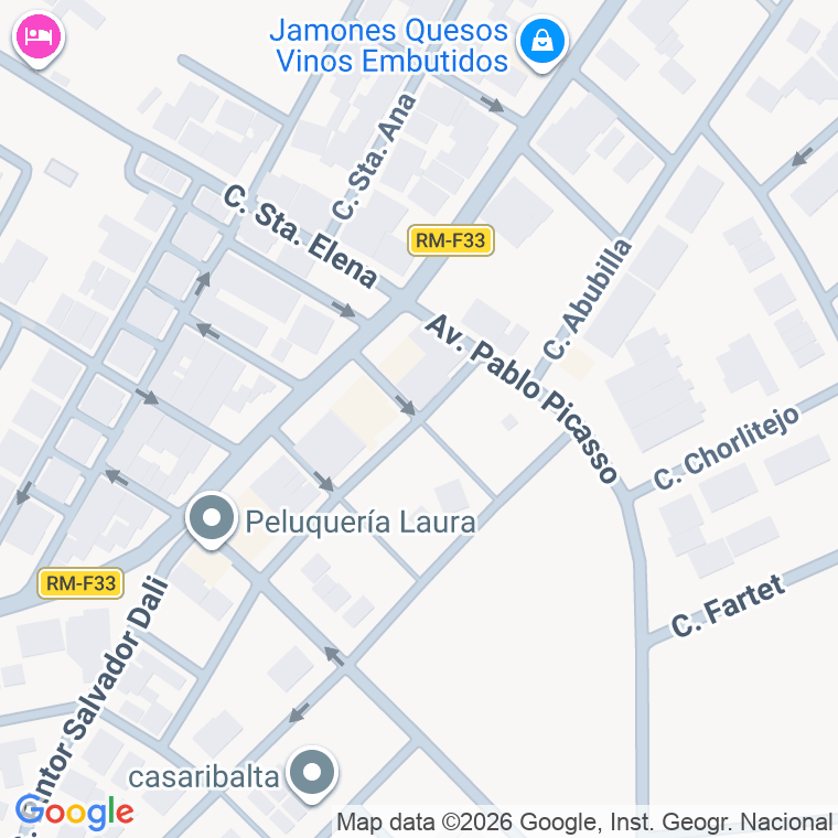 Código postal de Calle Giotto Di Bondone en Salero (el)