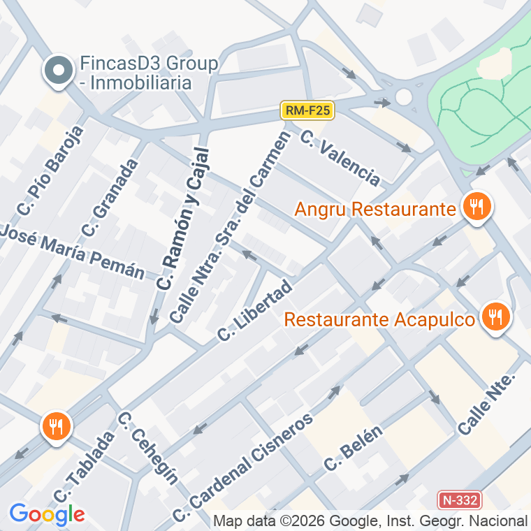 Código postal de Calle Joaquin Perez Aguirre en San Pedro del Pinatar