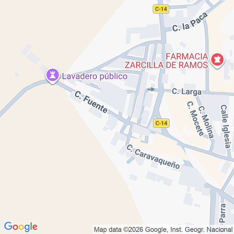 Código postal de Calle Fuente en Zarcilla de Ramos
