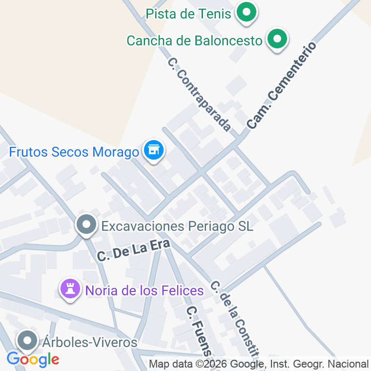 Código postal de Calle Escultor Francisco Salzil en Javali Viejo (o Lugarico)