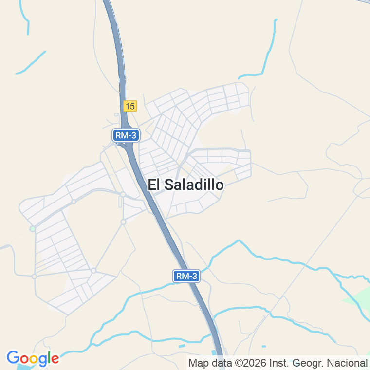 Código postal de Saladillo, el (galadillo) en Murcia