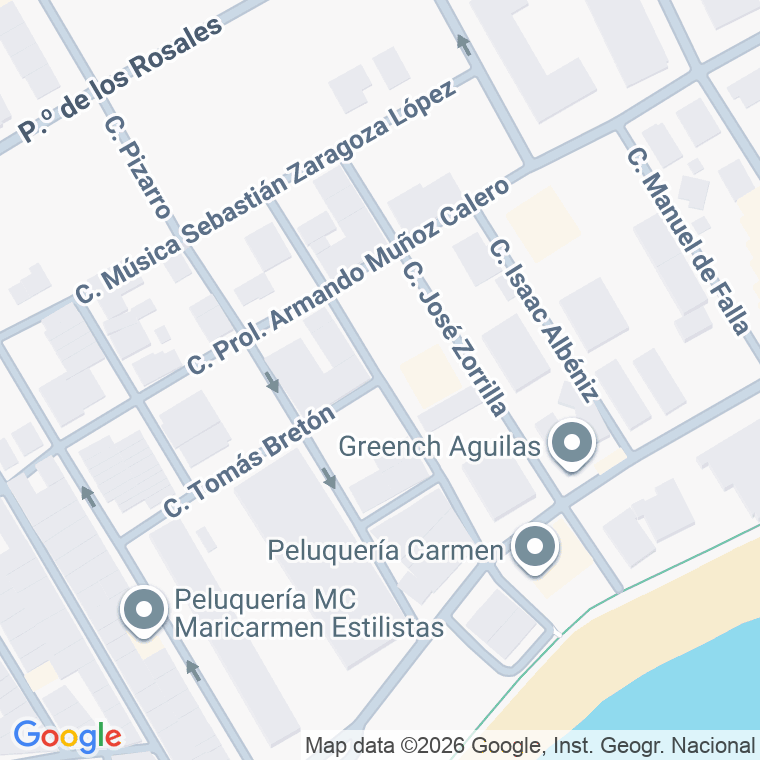 Código postal de Calle Juan Antonio Dimas en Aguilas