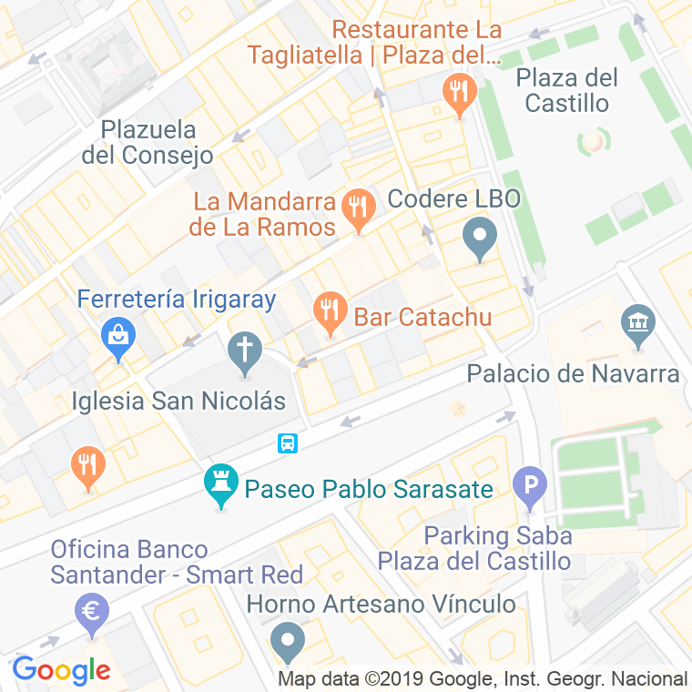 Código Postal calle Lindachiquia en Pamplona