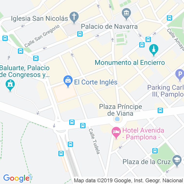 Código Postal calle Garcia Ximenez en Pamplona