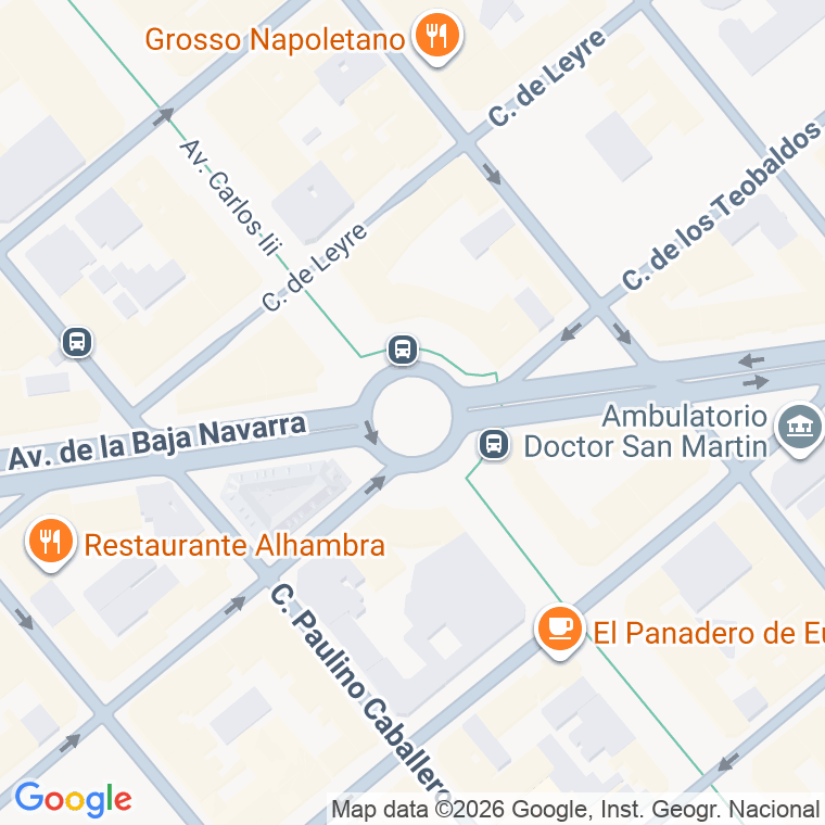 Código postal de Merindadeen, Plaza (impares del 1 al 1)  (pares del 2 al 2) en Pamplona
