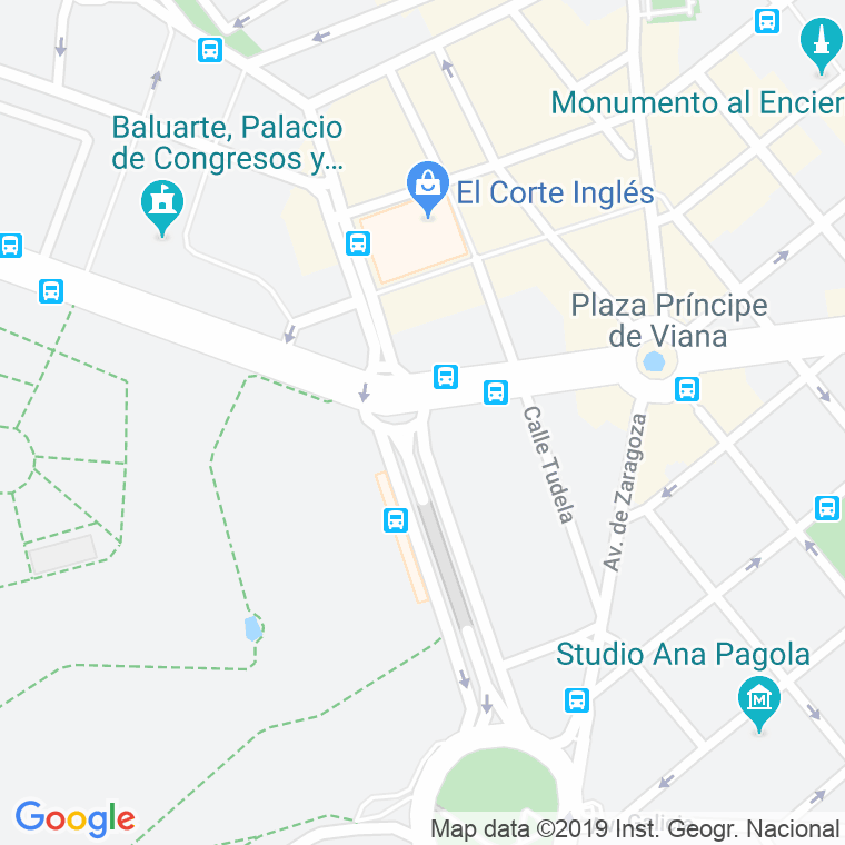 Código Postal calle Yanguas Y Miranda   (Impares Del 1 Al 13) en Pamplona