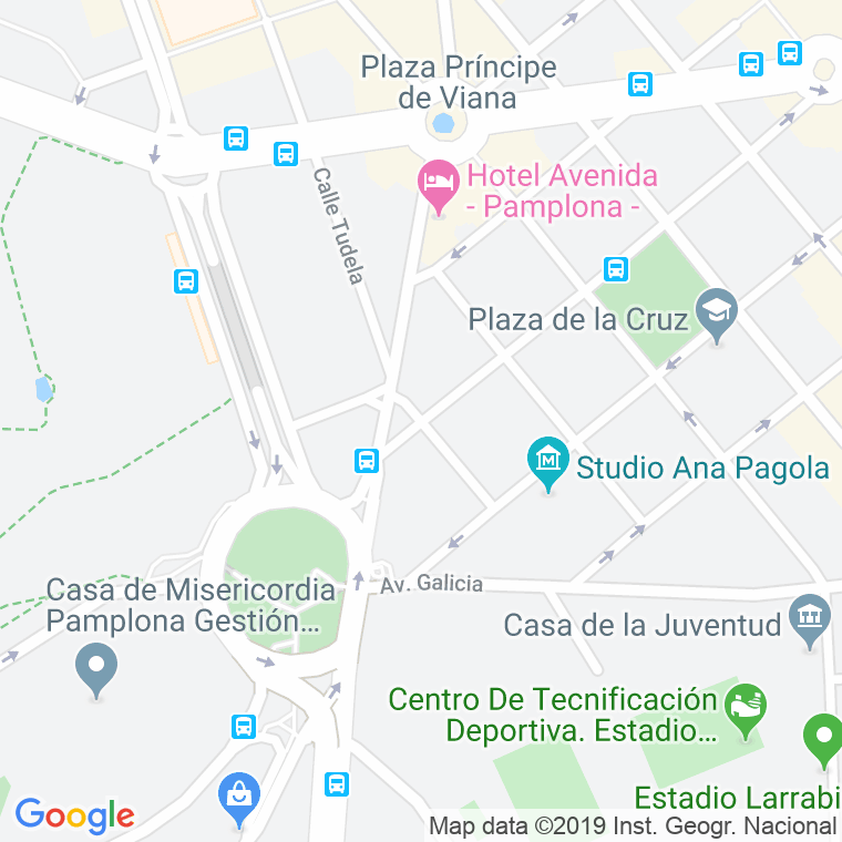 Código Postal calle Huarte Doktoaren en Pamplona
