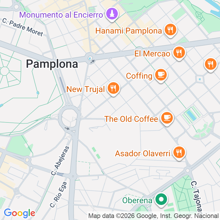 Código postal de Printzearen Gotorlekuaren en Pamplona
