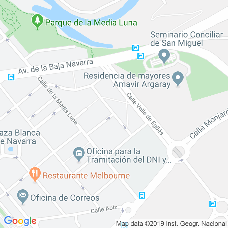 Código Postal calle Valle Araquil en Pamplona