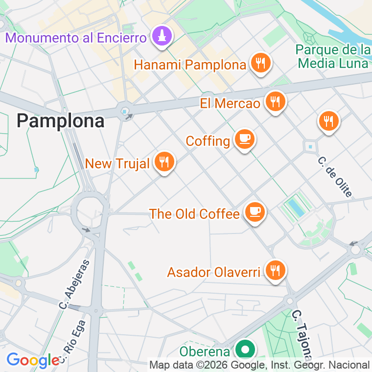 Código postal de Sanguesa   (impares del 21 al Final)  (pares del 30 al Final) en Pamplona